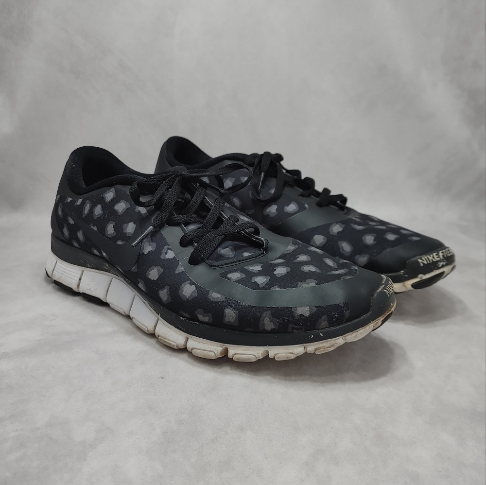 Nike Free‎ 5.0 V4 NS PT Black Spot 695168-003 Women US 12 Running Sneaker